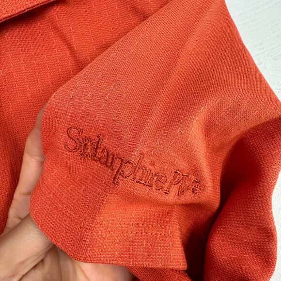 Cutter & Buck Orange Polo Top - Picture 9 of 11